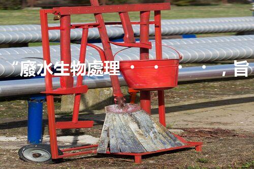 “廢水生物處理，旨在凈化水源，守護(hù)碧水藍(lán)天”
